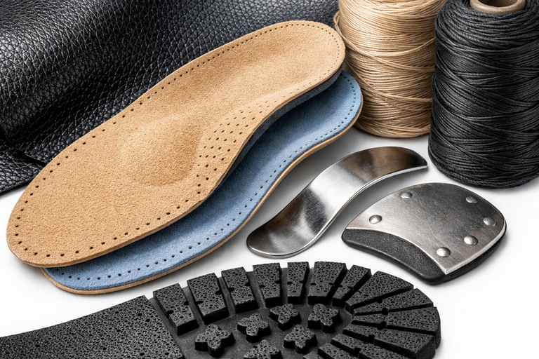 Материалы и комплектующие для изготовления обуви